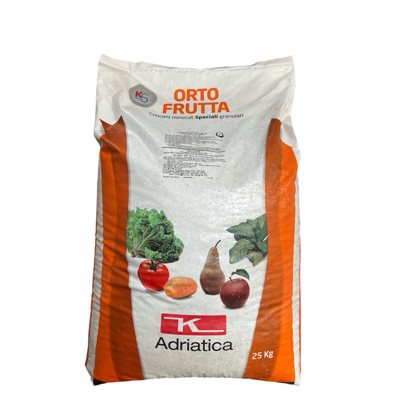 K ADRIATICA - Concime Orto Frutta 12-12-17 - 25 kg