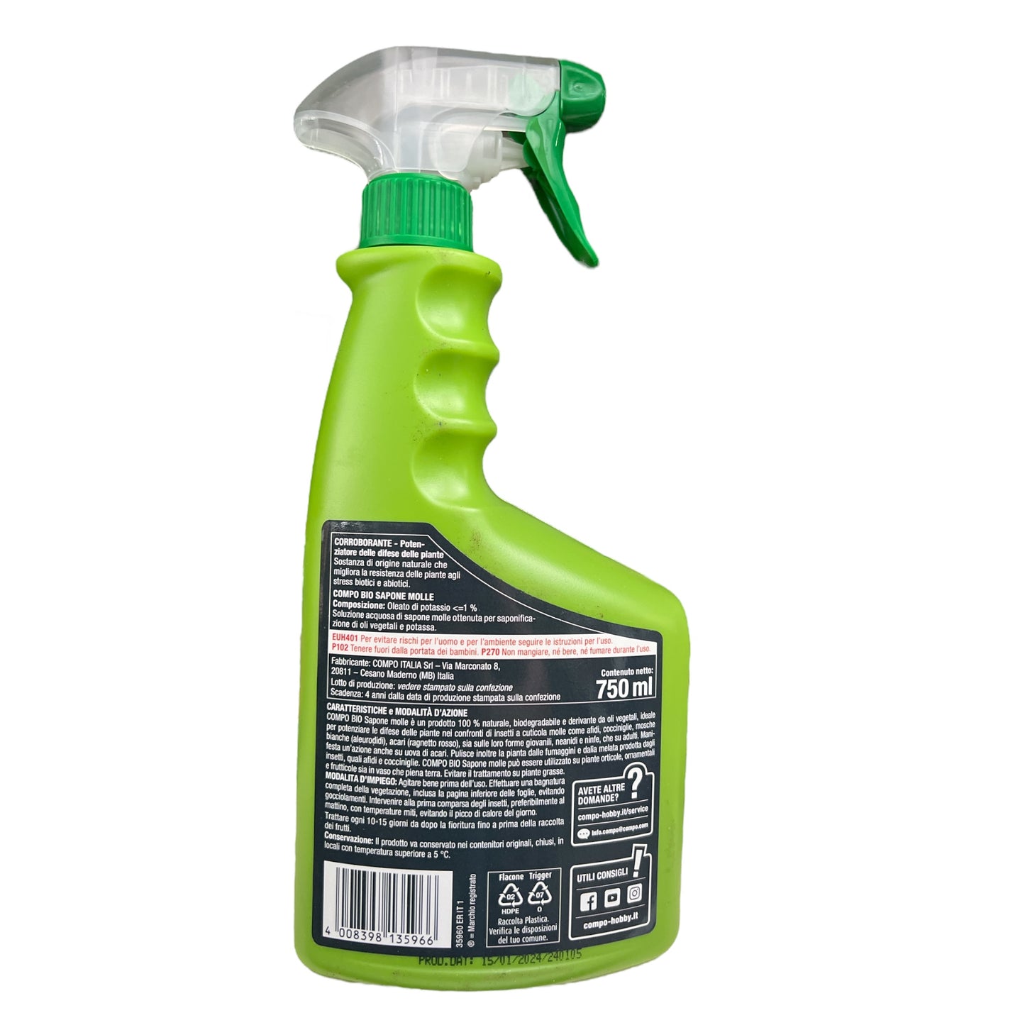 Sapone molle Bio spray