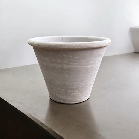 Vaso duo bianco grafite