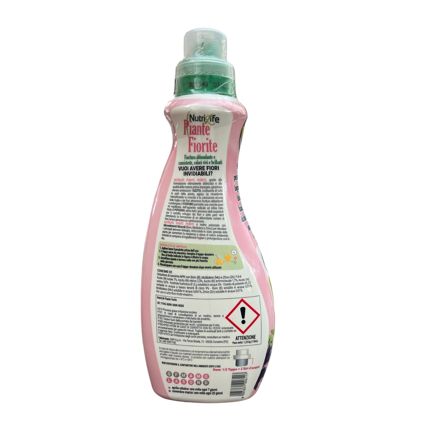 PIANTE FIORITE
Nutrimento liquido completo e specifico.