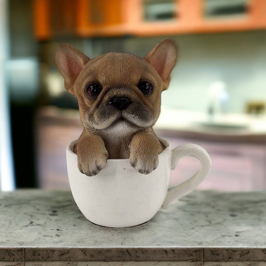 Bulldog in tazza